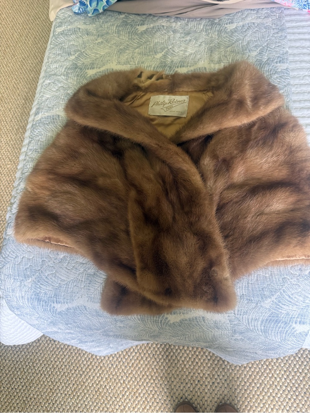 Vintage Mink Fur Stole by Philip Reiner- Women's Wrap